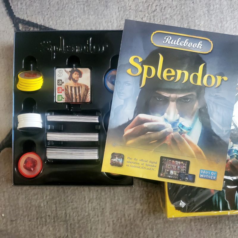 BỘ TRÒ CHƠI BOARDGAME SPLENDOR, Cities Of Splendor Mở Rộng và Splendor MARVEL Bản cao cấp CHIP NHỰA