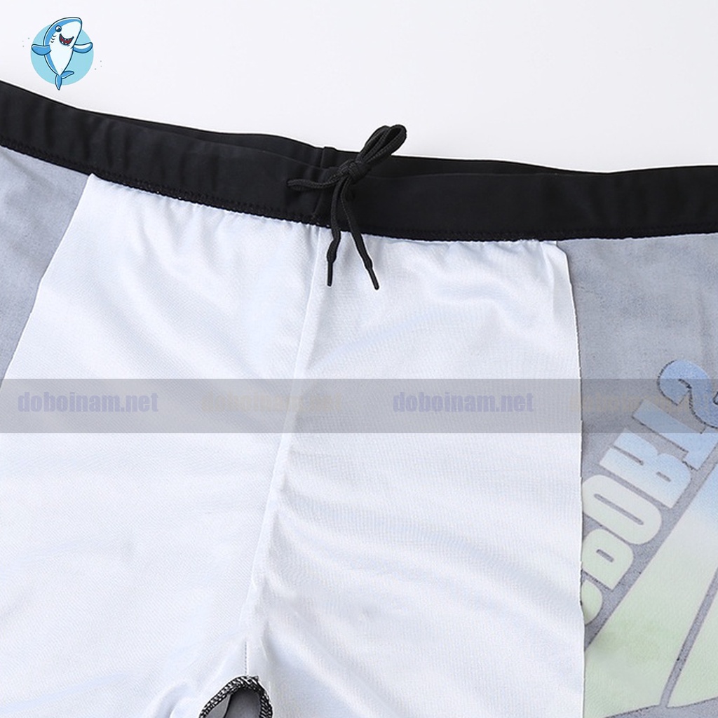 Quần bơi nam short POLY họa tiết Sport co giãn 4 chiều thoải mái hoạt động