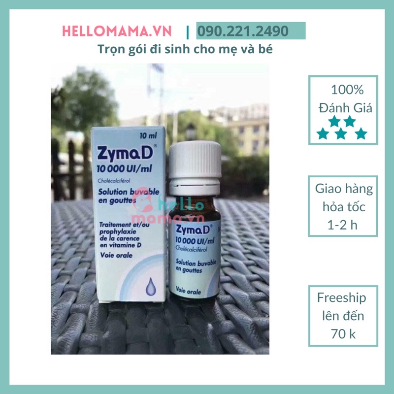 Vitamin Zyma D 10000UI nhỏ giọt Pháp