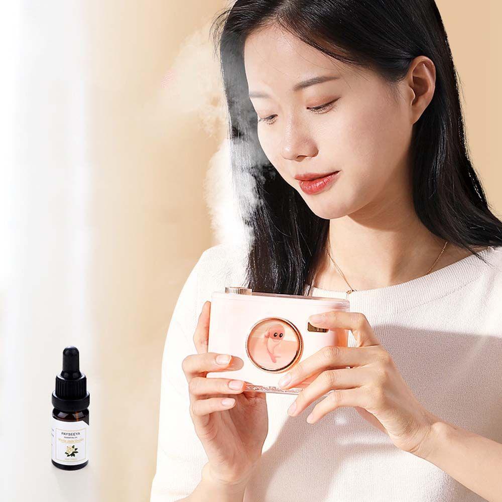 DARNELL Máy Khuếch Tán Tinh Dầu Mini Hình Cá Heo Có Đèn Ban Đêm Cho Xe Hơi / Văn Phòng