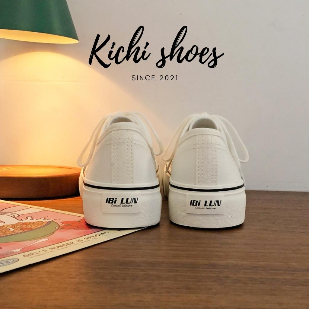 Giày vải canvas màu trắng baby họa tiết nhí vẽ tay Xu Xiaonuo niche ban đầu dễ thương giày custom baby mã 1212