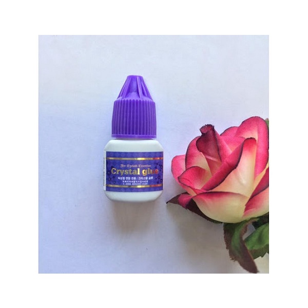 Keo nối mi Crystal Glue tím chuyên dùng nối mi
