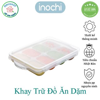 Khay Trữ Đông Đồ Ăn Dặm Amori Cho Bé Yêu, Khay Đựng Đồ Ăn Dặm Cao Cấp Inochi