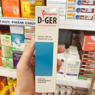 ✅viên sủi cailci d-ger hộp 20 viên
