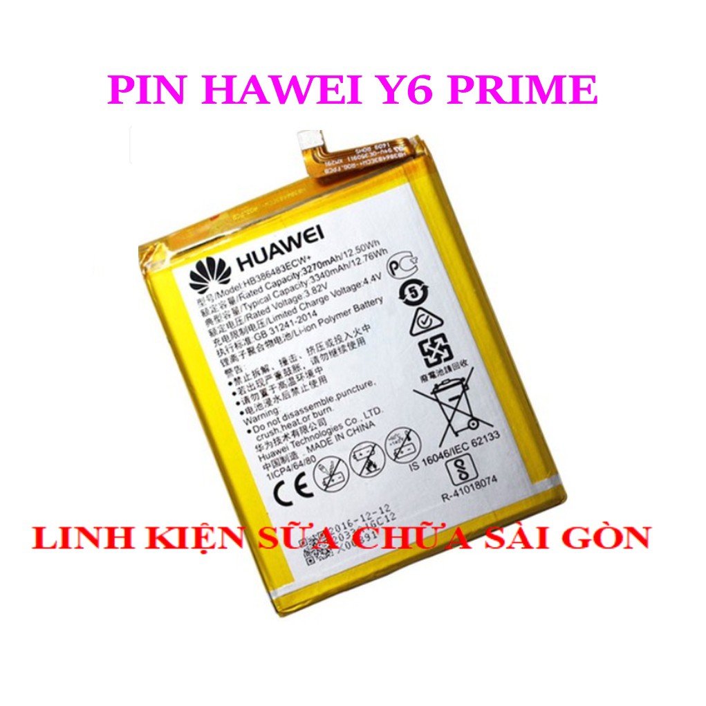 PIN HUAWEI  Y6 PRIME