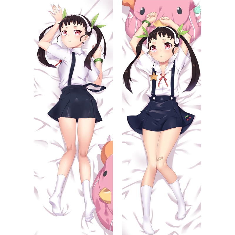 Vỏ Gối Ôm Hai Mặt In Hình Anime Bakemonogatari Sakura 3D Gợi Cảm Cho Nữ