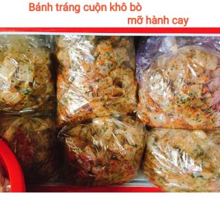 🌾🌿1 Ký Bánh tráng cuộn khô bò mỡ hành cay giá sỉ 1kg🌷🌿
