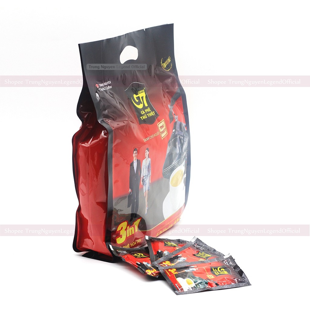 G7 3in1- Bịch 50 gói- Tặng 2 gói classic