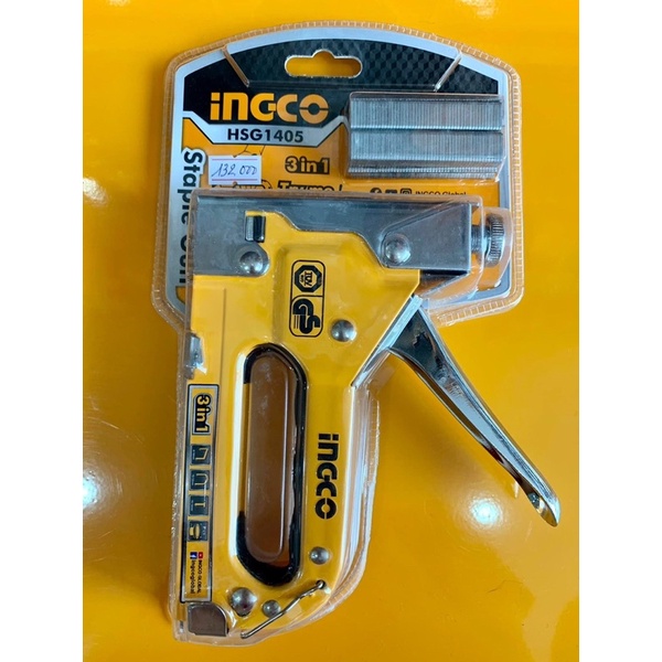 ĐỒ NGHỀ INGCO Dụng cụ bấm đinh ghim 3 in 1  HSG1405