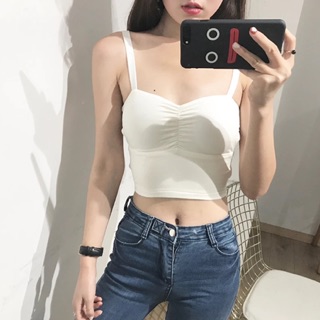 Áo bra trắng đen  thun sau lưng