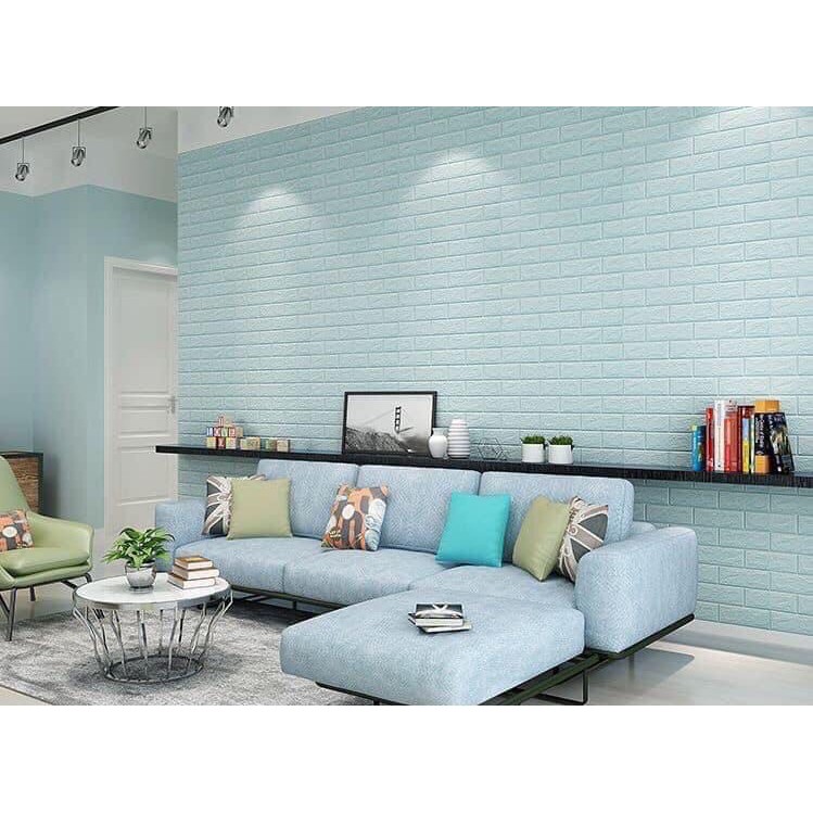 Xốp Dán Tường 3D Khổ 70x77CM Chống Ẩm Giá Rẻ