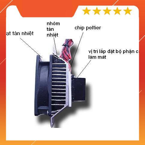 Tản Nhiệt Sò Nóng Lạnh có quạt  - Tản Nhiệt Chíp Lạnh có quạt