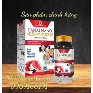 [Canxi Hữu Cơ] Canxi nano AQAMINGOOD, canxi D3, canxi cho be là dạng hữu cơ tảo biển giúp chống loãng xương