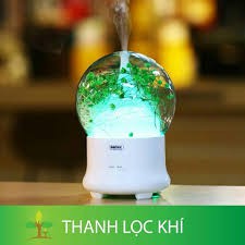 Máy khuếch tán tinh dầu Quả Cầu Hoa cao cấp (Bảo hành 6 tháng)