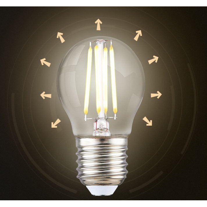 Combo 10 bóng đèn led MONSKY EDISON G45 4w thân thiện với môi trường