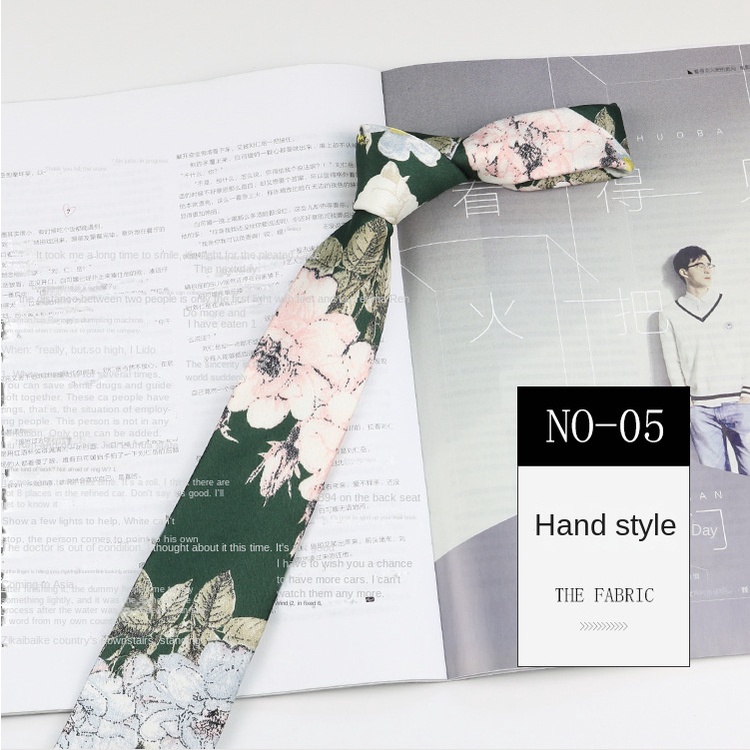 Cà Vạt 7cm 24H In Họa Tiết Phong Cách Trung Hoa Cổ Điển Độc Đáo Thời Trang Cho Nam Và Nữ