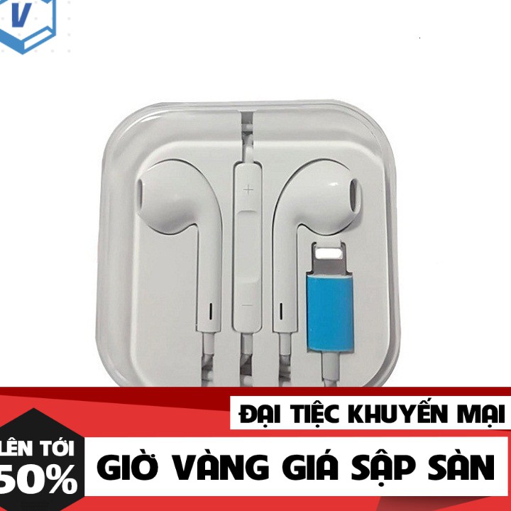 Tai nghe iphone 7/8/X/11/12 có mic đàm thoại - Tai X cửa sổ Tự đông kết nối chân lightning