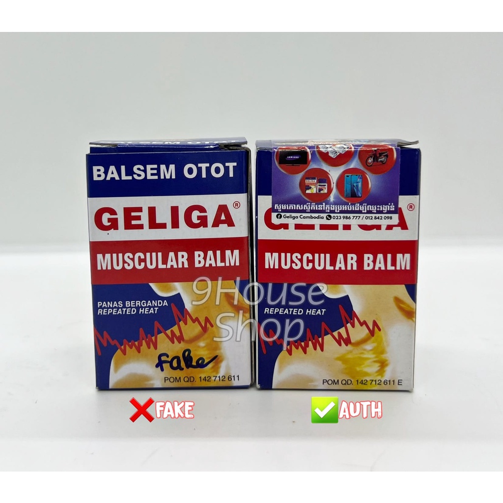 01 Hủ Dầu Cù Là Lửa GELIGA MUSCULAR BALM (40gr) INDONESIA