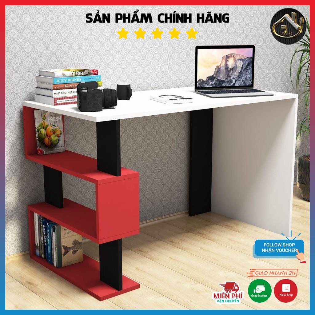 Bàn làm việc, bàn học sinh kèm kệ sách mẫu mã mới, kiểu dáng sang trọng, hiện đại dễ dàng lắp ráp, giảm giá lớn