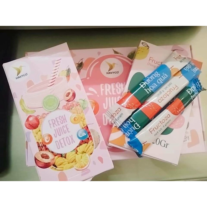 Detox fresh juice havyco trái cây giúp thanh nhiệt giải độc hiệu quả