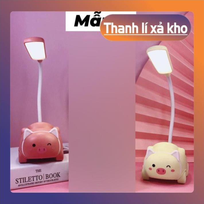 [GIẢM GIÁ ĐẬM SÂU] Đèn học để bàn mini hình thú dễ thương, đèn led mini để bàn tích điện tiện lợi