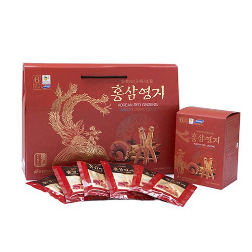 Nước hồng sâm linh chi Hàn Quốc Pocheon xách 30 gói | BigBuy360 - bigbuy360.vn