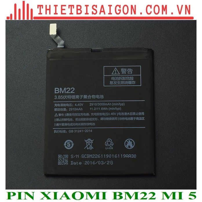 PIN XIAOMI BM22 MI 5