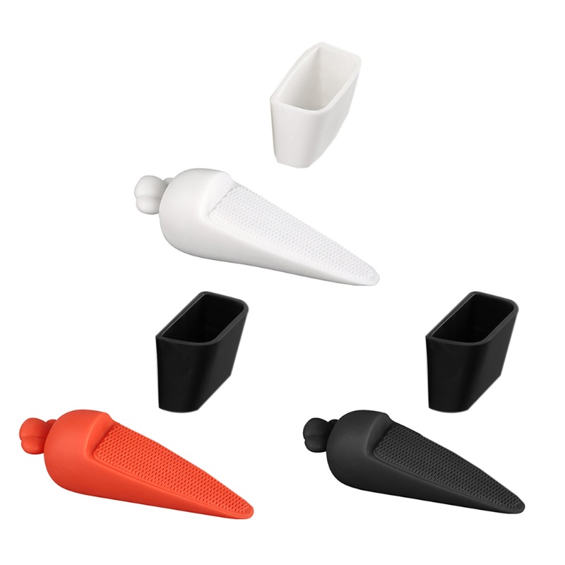 Dụng Cụ Chặn Cửa Hình Củ Cà Rốt Dễ Thương Chống Kẹt Tay Có Thể Tháo Rời