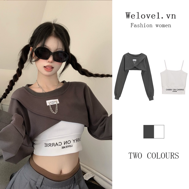 Áo Len Lửng Dài Tay Thiết Kế Mới Thời Trang Dành Cho Nữ