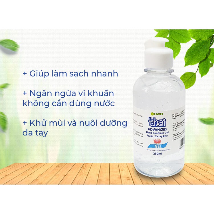 Nước rửa tay khô Thai Advanced 250ml - DT093