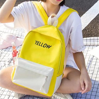 Balô blue yellow pink white