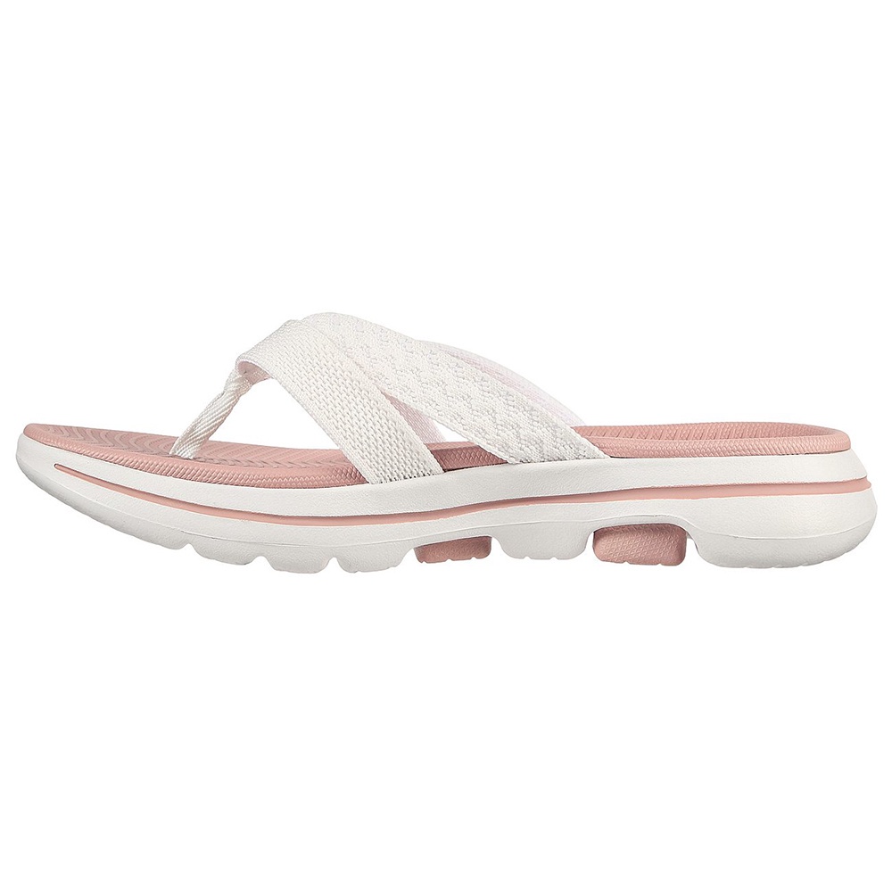 Skechers Nữ Dép Xỏ Ngón On-The-GO Sandals GOwalk 5 - 140085-WTPK