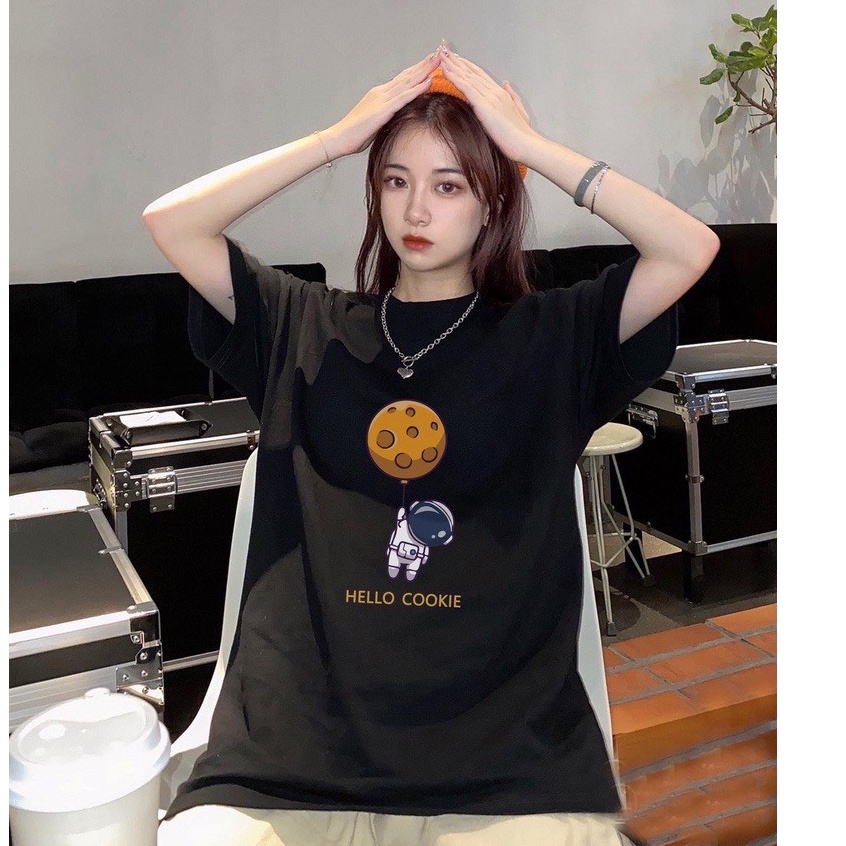 Áo thun unisex cổ tròn form rộng streetwear áo phông nam nữ form to basic cotton oversize