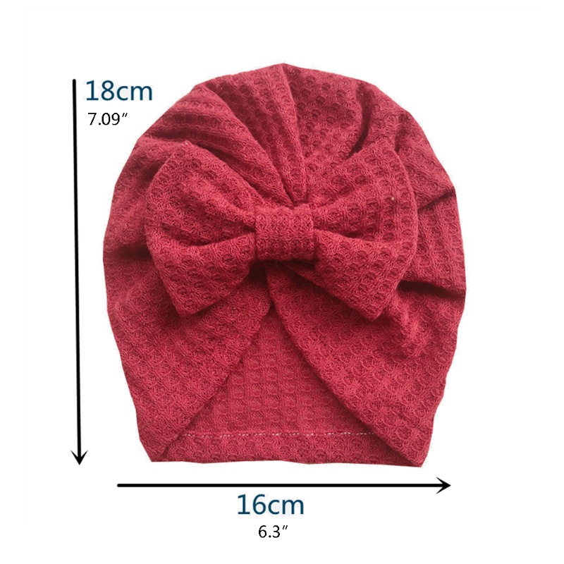 Mũ Beanie Đính Nơ Xinh Xắn Cho Bé