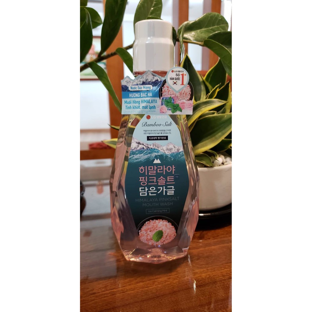 Nước súc miệng Bamboo Salt Himalaya Pink Salt