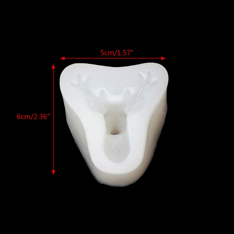 Khuôn Silicone Làm Trang Sức Hình Chú Nai 3d