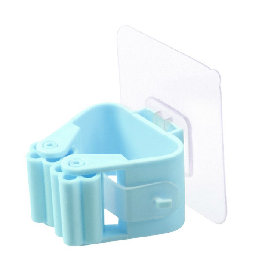 Móc treo chổi, cây lau, kẹp đồ đa năng loại dán tường siêu dính No.101256