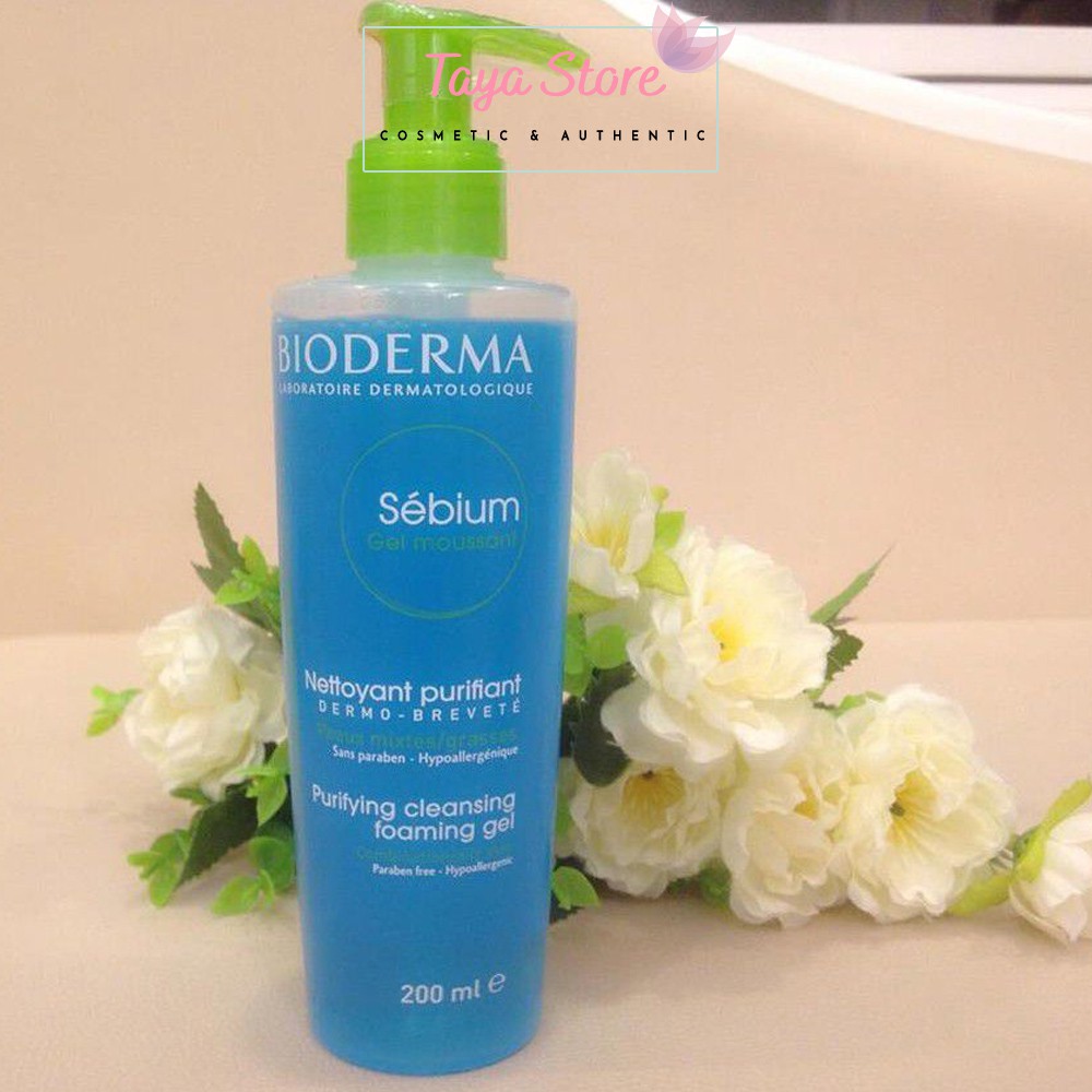 Sữa rửa mặt Bioderma gel tạo bọt cho dầu và da hỗn hợp Sebium Gel Moussant - 200ml Pháp | BigBuy360 - bigbuy360.vn