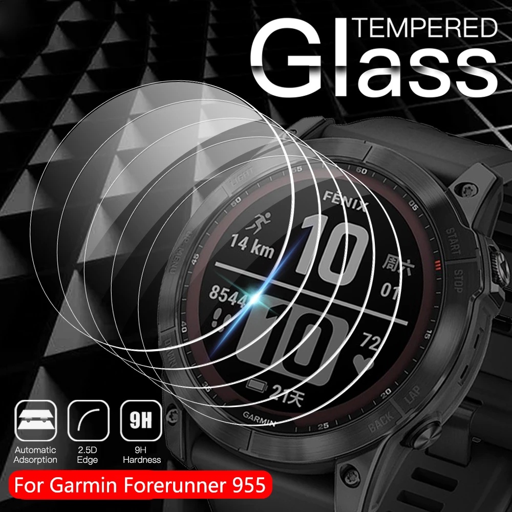 Kính Cường Lực HD Siêu Mỏng Chống Thấm Nước / Dầu Bảo Vệ Màn Hình Cong Cho Garmin Forerunner 955
