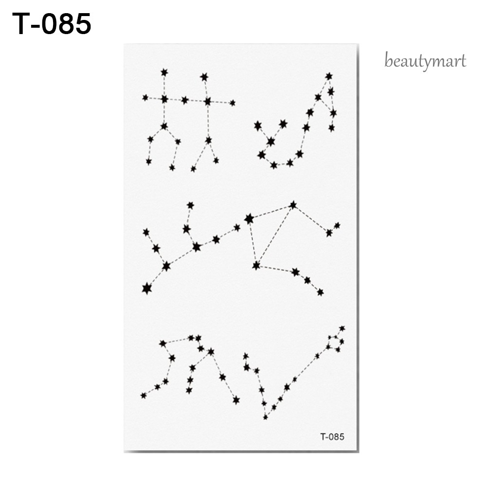 [Hàng mới về] Miếng dán hình xăm tạm thời hình học kháng nước