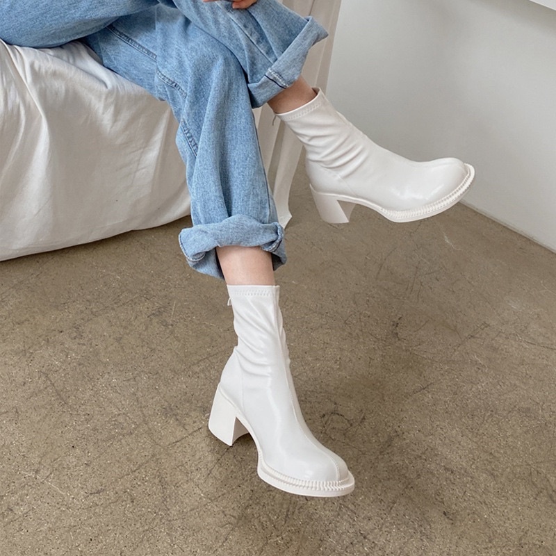 [Sẵn] Giày Boots Cao Gót Siêu Chất Mẫu Mới ( Size 35 - 39 ) B08