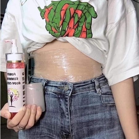 COMBO TAN MỠ BỤNG PONRY [ Kèm Cuộn Quấn + Thước Đo Eo ]