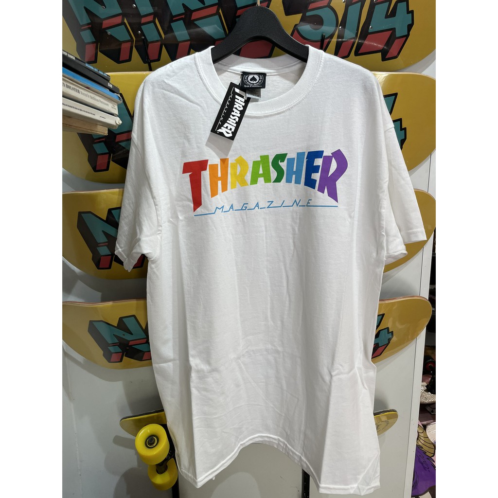 Áo THRASHER - Chính Hãng - Rainbow MAG, 100% cotton