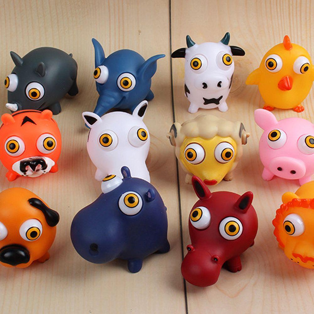 Đồ Chơi Nắn Bóp Đàn Hồi Giảm Stress Hình Đôi Mắt Hoạt Hình