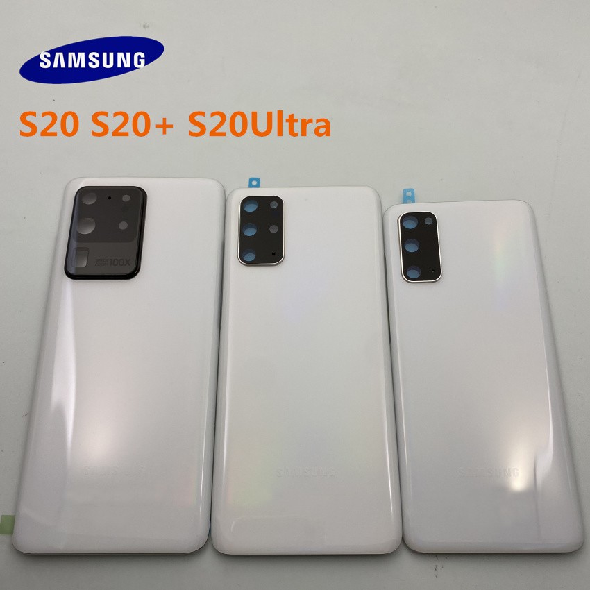 Vỏ thay nắp lưng kính Samsung S20 / S20 Plus / S20 Ultra với ống kính máy ảnh