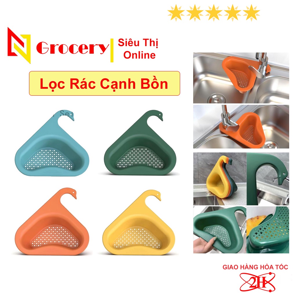 (Flash Sale)  Khay Lọc Rác Gắn Bồn Rửa Bát, Bồn Rửa Chén Đa Năng, Giỏ Lọc Rác Bồn Rửa Bát - Amina