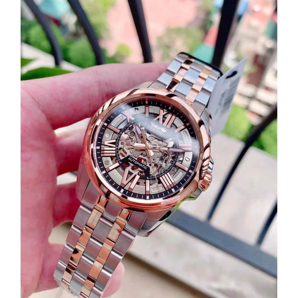 Đồng hồ nam BULOVA Skeleton- Model: 98A166