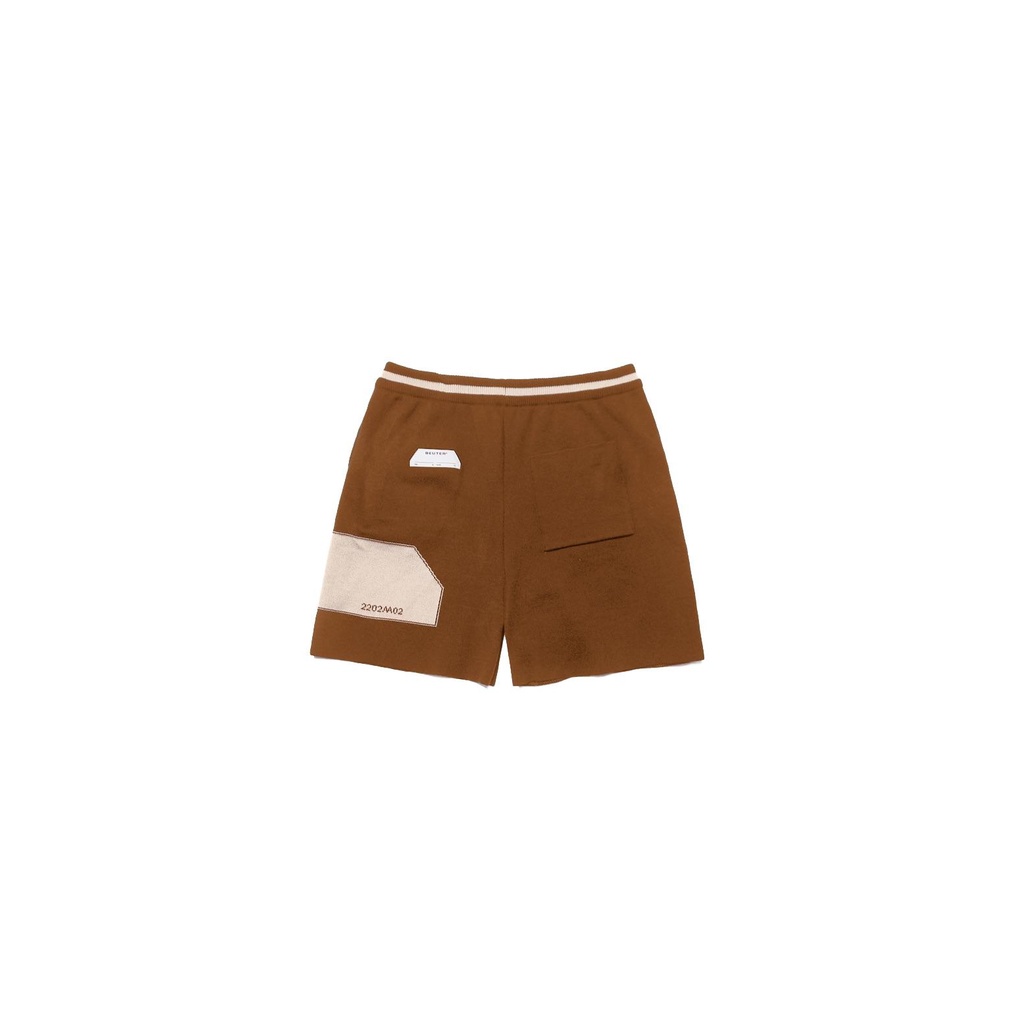 Quần Len Ngắn Beuter Label Knit Short - Mocha