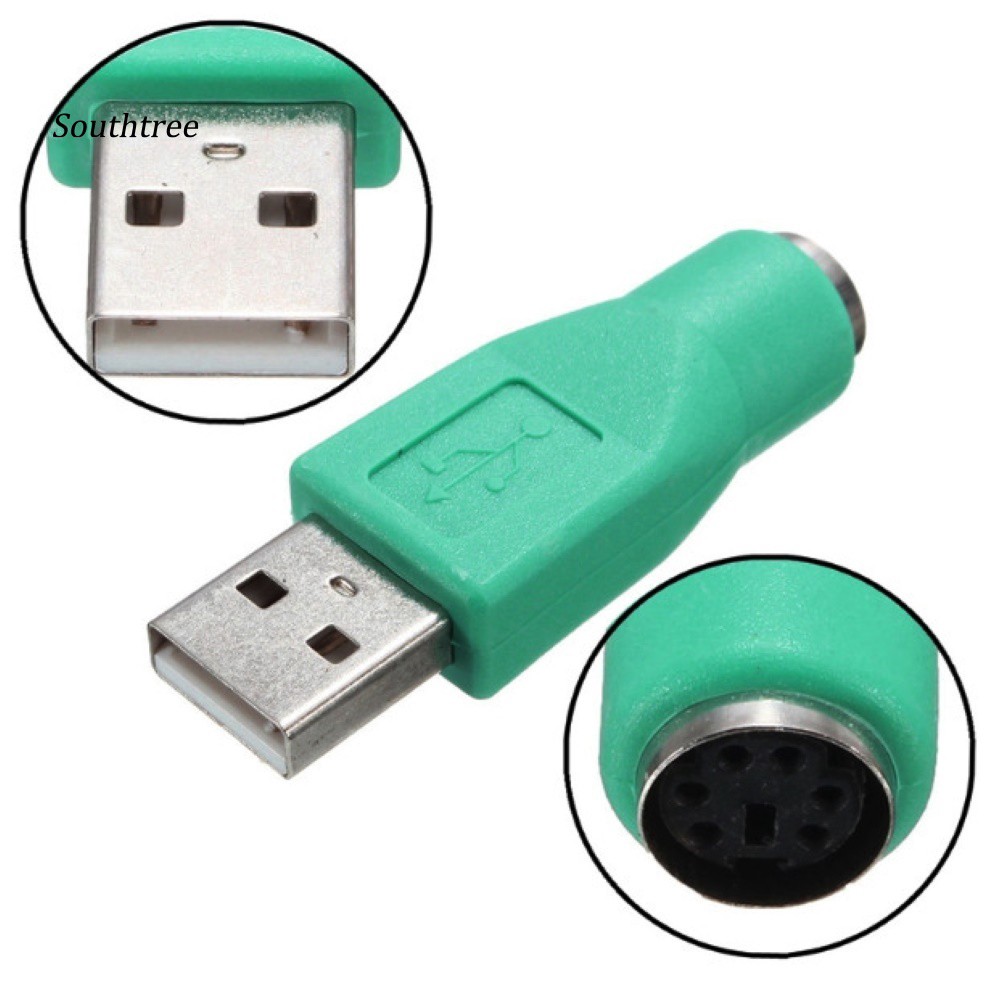 Đầu Chuyển Đổi Từ USB Sang Lỗ PS2 Cho Bàn Phím Và Chuột