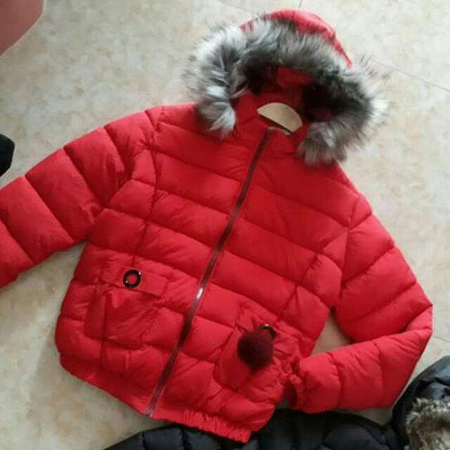 Áo khoác mũ lông